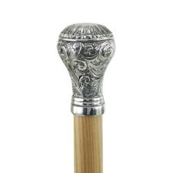 Liberty walking stick - for elegant elderly men and women - wood, metal - personalized - Cavagnini made in Italy