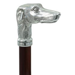 Elderly walking stick - greyhound dog - for elegant men and women - personalized - Dandy Groom Ceremony - Gift