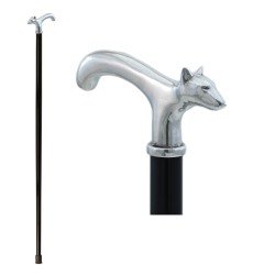 Elderly walking stick - bull terrier dog - elegant man and woman - personalized - Ceremony - Gift - Italy