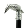 Walking Stick Elderly Elegant for Men Women Personalized, Exotic Crow Stick Made in Italy Cavagnini