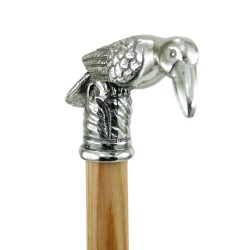 Walking Stick Elderly Elegant for Men Women Personalized, Exotic Crow Stick Made in Italy Cavagnini