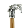 Walking Stick Elderly Elegant for Men Women Personalized, Exotic Crow Stick Made in Italy Cavagnini