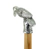 Walking Stick Elderly Elegant for Men Women Personalized, Exotic Crow Stick Made in Italy Cavagnini