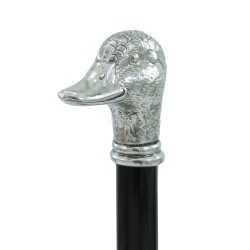 Walking Stick Elderly Elegant for Men Women, Duck Head Cane Made in Italy Cavagnini