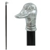 Walking Stick Elderly Elegant for Men Women, Duck Head Cane Made in Italy Cavagnini